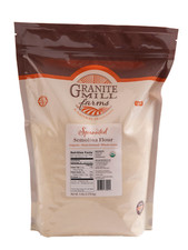 Harina de sémola orgánica germinada molida en piedra, 5 lb