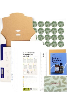 Essen & Trinken, Business Starter Guide und Kit. Erstellen Sie Ihre eigenen Branding Etiketten