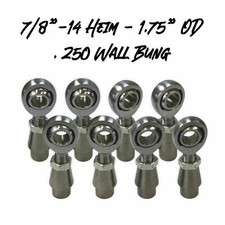 78 Chromoly Heim Joint 1.75 Od .250 Wall Bung 4 Link Rod End Fabrication Kit