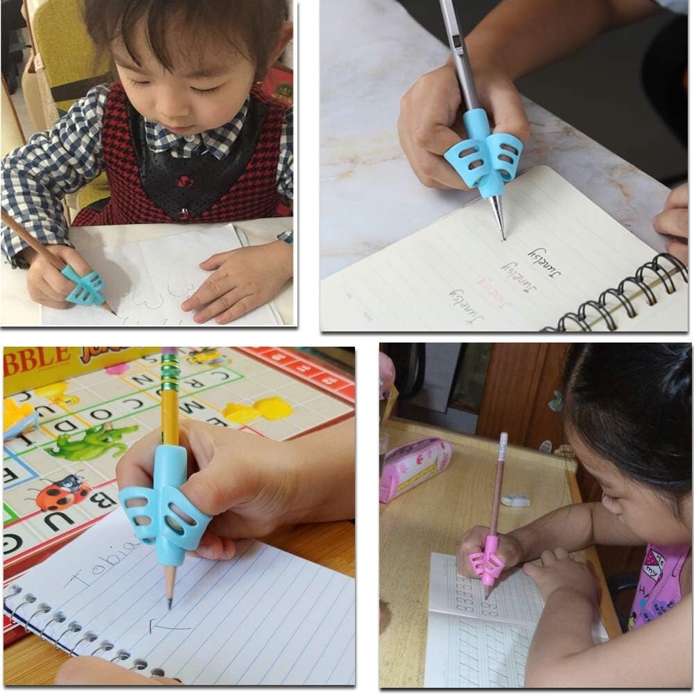 3PCS Pencil Grips for Kids, Writing Aid for Handwriting Correction