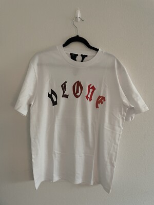 VLONE White Marrow Red Logo Short Sleeves T-Shirt, Size M, Brand New 