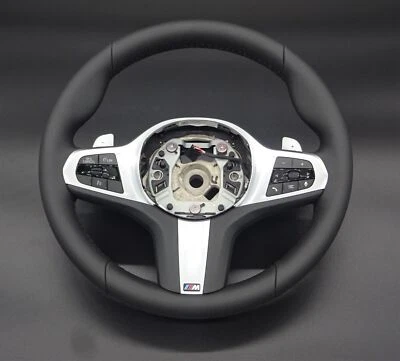 Original BMW alle G-Modelle M Sportlenkrad Leder Schaltwippen DCC Tempomat NEU - Bild 1 von 4