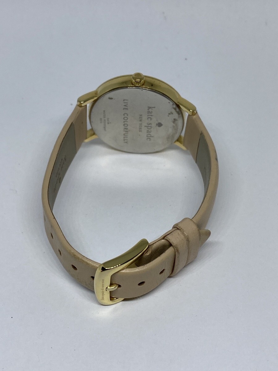 Kate Spade New York 0073 Women\'s Beige Leather Analog Dial Quartz Watch MP42 Kate Spade New York 0073 Women main image 4