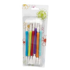 6Pcs Plastic Cake/fondant Decoration Multicolour Decorating Carving Bone Tools