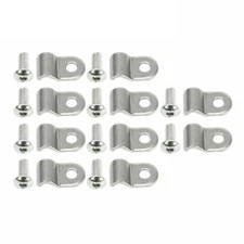 3/16" Brake Line Clamp & Screw Street Rod Custom Dune Buggy Stainless Steel 20pc