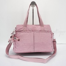 Kipling Kenzie Bolso de Mano Bandolera de Hombro Cartera Poliamida KI1090 Rosa Volante
