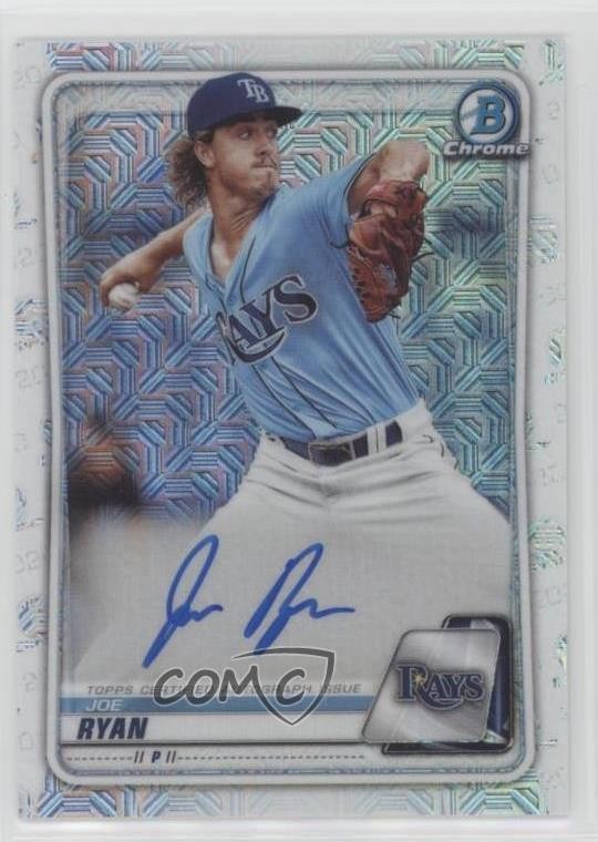 2020 Bowman Mega Box Chrome Mojo Auto Joe Ryan #BMA-JR Auto 06z2