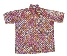 Vintage 60s 70s SEARS HAWAII Hawaiian Shirt Mens Aloha Hawaii EUC popover L