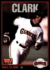 Will Clark 1993 Triple Play #107 Giants MLB READ FREE SHIPPING AutographDen