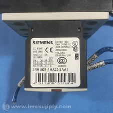 Siemens 3RT1926-1ER00 Surge Surpressor Diode Assemlby 24VDC x2 4558