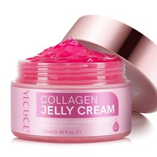 Collagen Jelly Cream, Face Collagen Cream with Niacinamide and Hydrolyzed