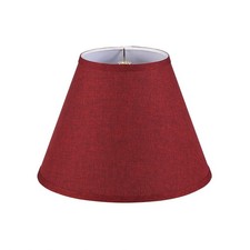 Aspen Creative 32093A Empire Spider Lamp Shade, Burgundy, 6x12x9 In.