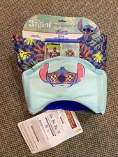 New with Tags Disney Stitch Swimways Swim Trainer Life Jacket 33-55 Pounds