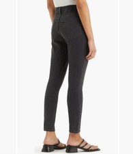 Levi's Women's 721 High Rise Skinny Leg Distressed Jeans Size 30 Rhinestone