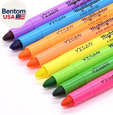 Bible Highlighters No Bleed,Gel Highlighter,Dry Highlighters,Crayon Marker Pens