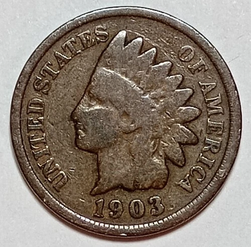 Indian Head Penny Lot of "1" VERY NICE 1903 GOOD OR BETTER°$ FREE SHIPPING $#165