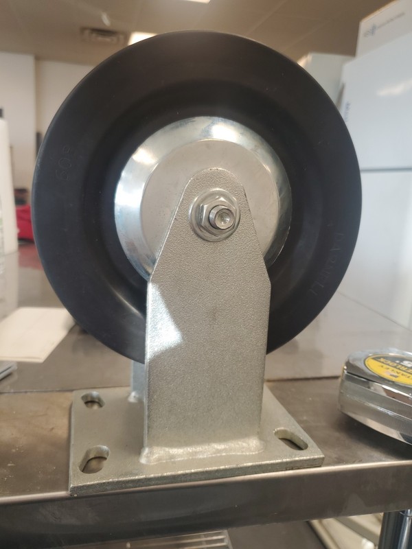 8" Darnell Wheel Caster Fixed Plate Heavy Duty