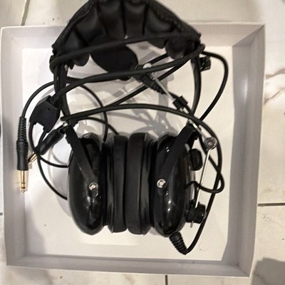 Kore Aviation KA-1 P1 Over-Ear Aviation Headset, Stereo, Boom Mic, Black, 3.5mm
