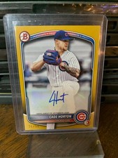 Cade Horton 2025 Bowman Prospect Gold Auto /50 Rookie