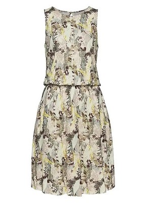 114E Vivance bedrucktes Sommerkleid Größe 10