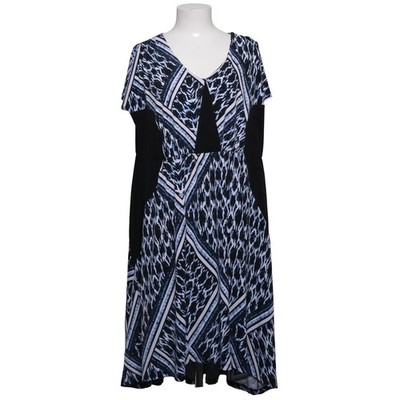 Carambola, Kleid, Größe: 46/48, Schwarz/Blau/Weiß, Elasthan/Polyester #5GO