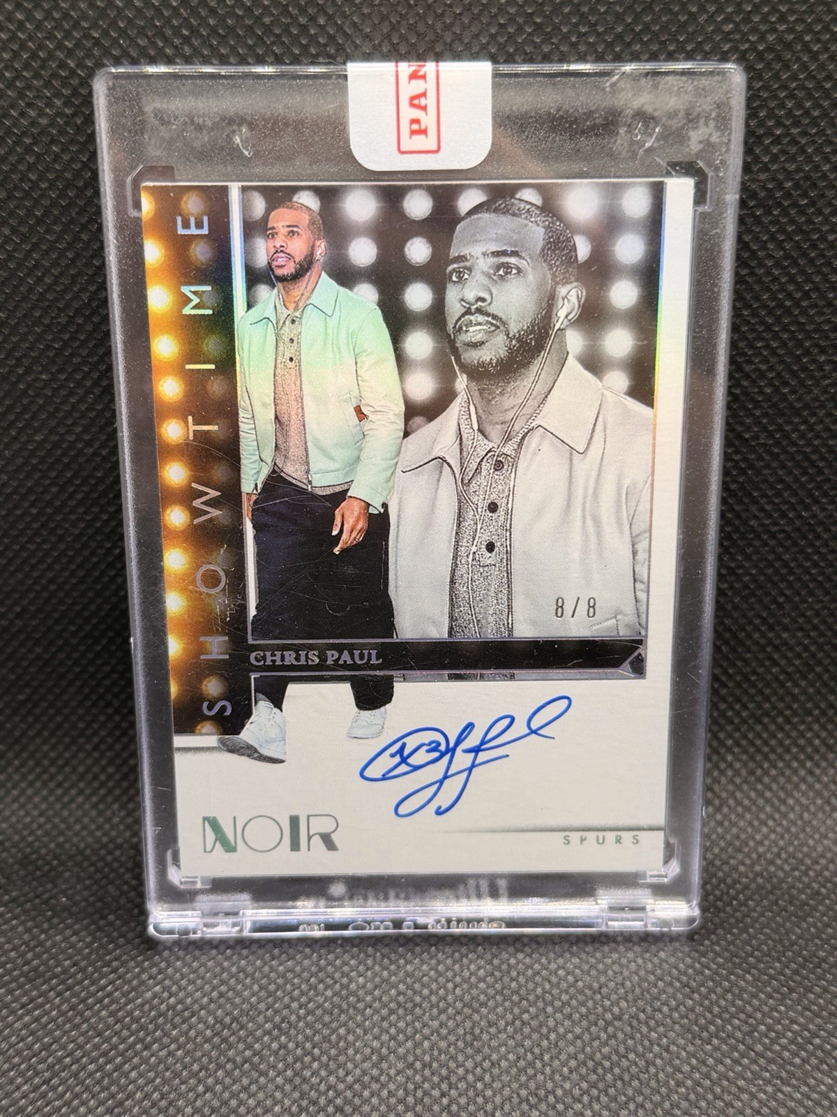 2024 Panini Noir Chris Paul Showtime Auto #8/8 Clippers Spurs STS-CP3 eBay 1/1