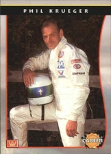 1992 All World Indy 500 Racing Card #89 Phil Krueger 