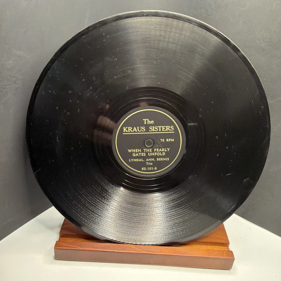 RARE - The Kraus Sisters – Known Only To Him / When The Pearly Gates Unfold - VG - Image 3 of 4