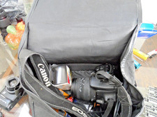 CANON EOS REBEL XT WORKING DIGITAL CAMERA LARGE BUNDLE SIGMA 28-70 LENS