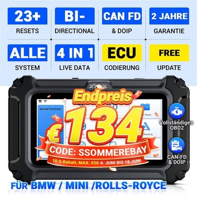 XTOOL IP500 Vollsystem-Bidirektionales Scan-Werkzeug für BMW/MiNi/Rolls-Royce DE