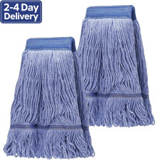 2 Pack Mop Head Replacement, Cleaning Heavy Duty Mop Head Commercial Replacem