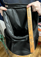 DOG POUCH SAC À DOS TRICOT FERMETURE ÉCLAIR OUVRE 8 POUCES ET 16 POUCES DE LONG DE HAUT EN BAS