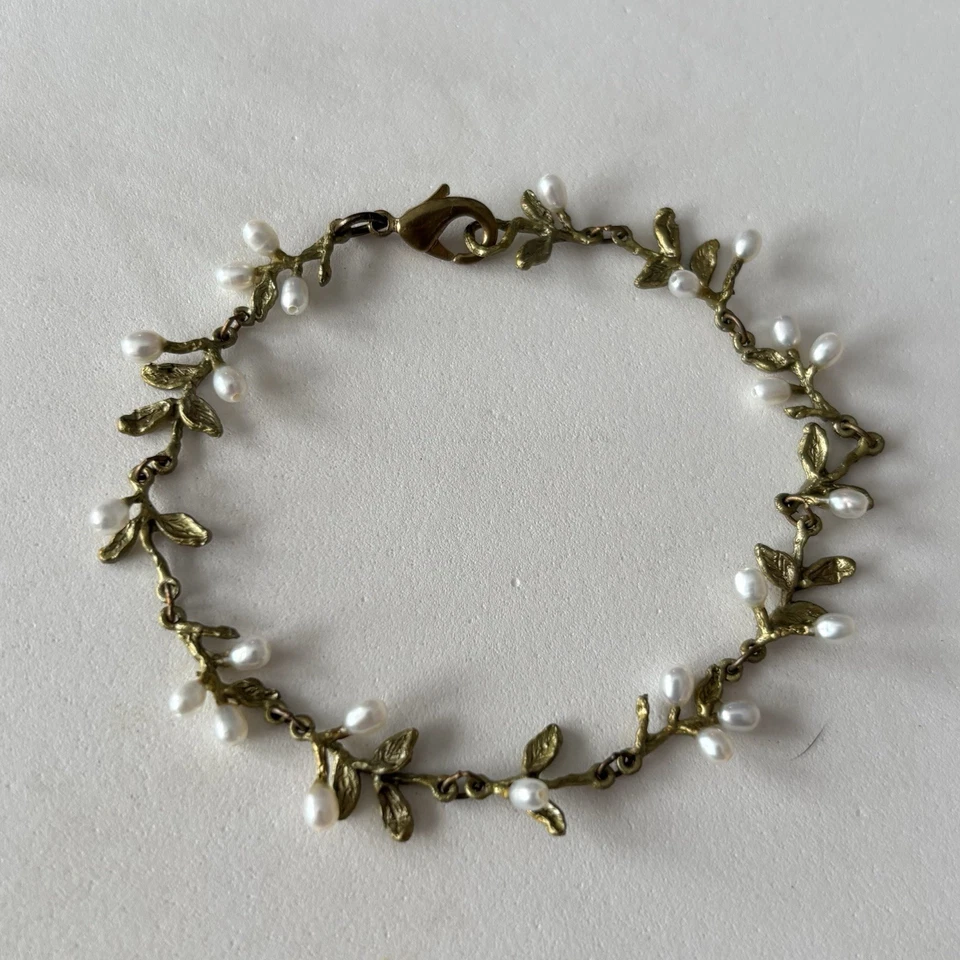 PULSERA VID MICHAEL MICHAUD Perla Flor Azahar Foto 2 de 4