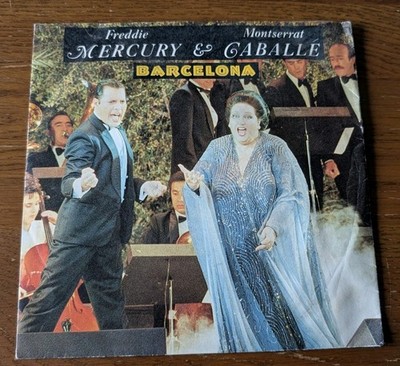 Queen Freddy Mercury Montserrat Barcelona Vgc+ 7 Inch Single Play Tested Vinyl