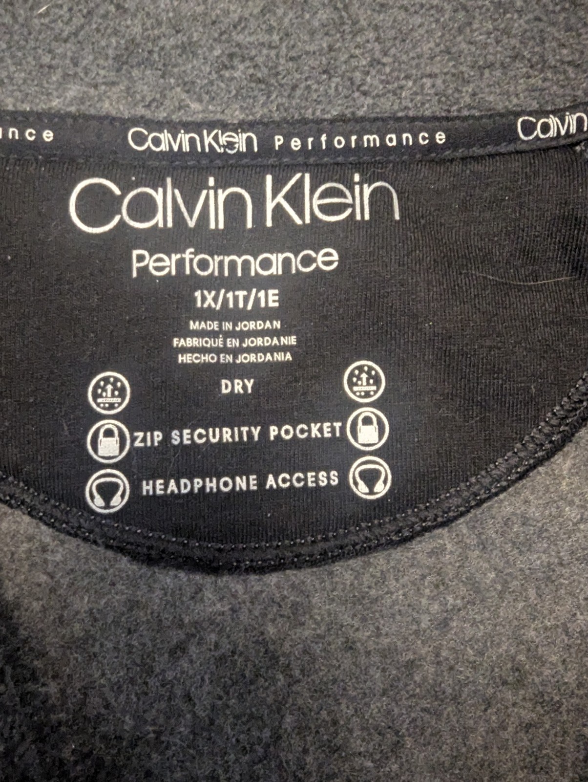 Calvin Klein Gray Basic Jacket XL Polyester Preow… - image 3
