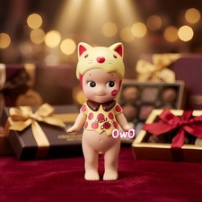 Sonny Angel Valentine's Day 2020 Chocolate Cat Yellow Kiss Me Melting Polka Dot