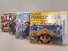USED 3DS Super Mario (Mario Maker/ island tour/Super Smash Bros/Rio) Nintendo