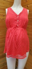 Maternity blouse,pink with ties, new no tags, Sizes XS & S (US sizes)