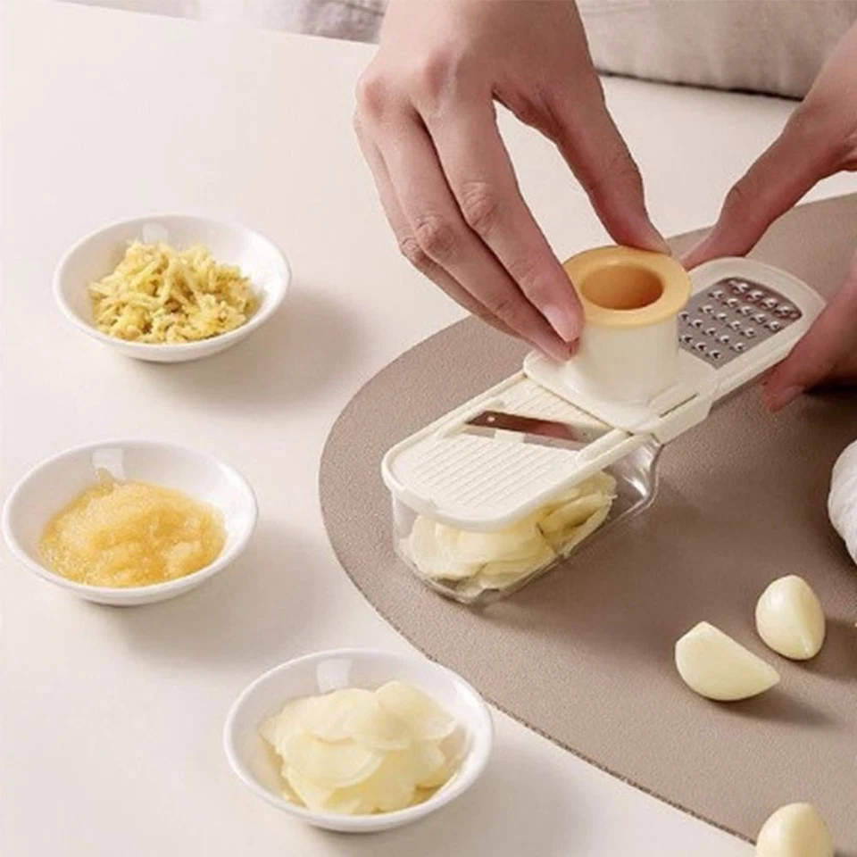 3in1 Garlic Grinder Manual Garlic Mashing for Crushing Spices Herbs Garlic - Image 4 of 4