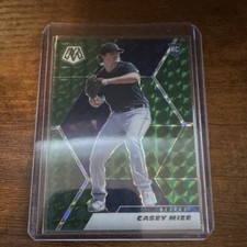 Panini 2021 Mosaic Baseball Casey Mize Green Prizm RC #228 Detroit Tigers