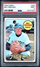 1969 TOPPS #390 BILL FREEHAN PSA 9