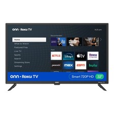 Onn 32" Roku TV Smart LED 720P HD TV New