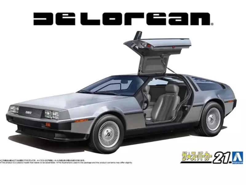 Maquette DeLorean DMC-12 Aoshima ajustement parfait sans défaut Retour vers le futur 1/24