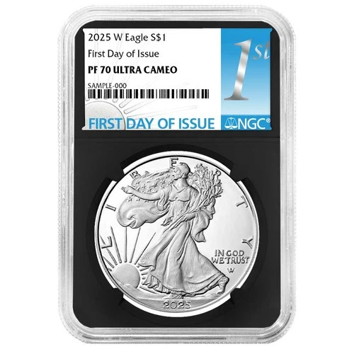 2025-W Proof $1 American Silver Eagle NGC PF70UC FDI First Label Retro Core