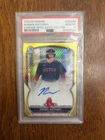 2023 Bowman Chrome Roman Anthony Yellow Refractor Auto /75 PSA 10 Red Sox