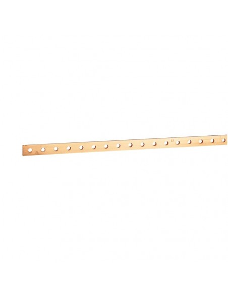 Barre en cuivre taraudée 15x4 pour rénovation de répartiteur 200A