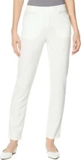 Antthony Crystal Couture Sparkle Knit Boss Lady Pant IVORY L NEW (25)