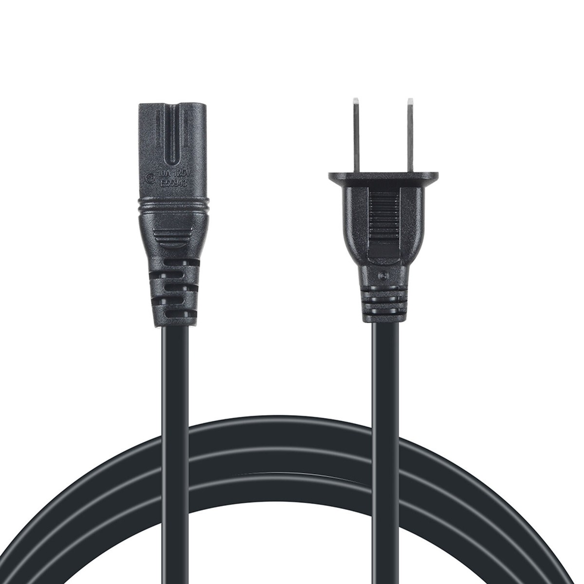 Replacement Power Cord For VIZIO TV Models E550I-A0, E601I-A3E, E650i-A2 & More - Universal TV AC Cable