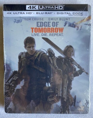 Edge Of Tomorrow - Live Die Repeat 4K Steelbook (4k UHD + BluRay + Digital) OOP!