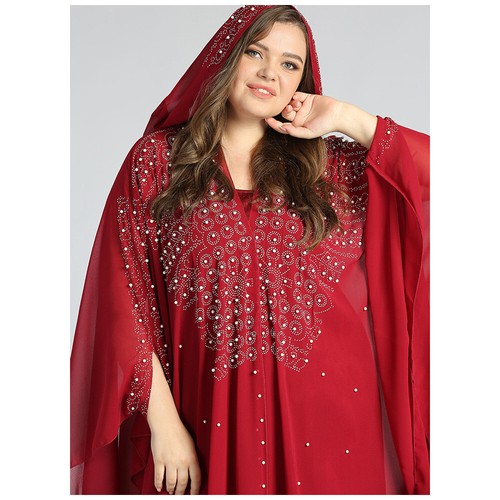 Women Kaftan Dubai Muslim Hoodie Maxi Dress Morocco Robes Abaya Farasha Dress - Picture 66 of 98